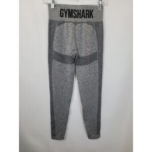 Gymshark Flex Seamless Athleisure Leggings Womens High Waist Gray Marled Sz XS